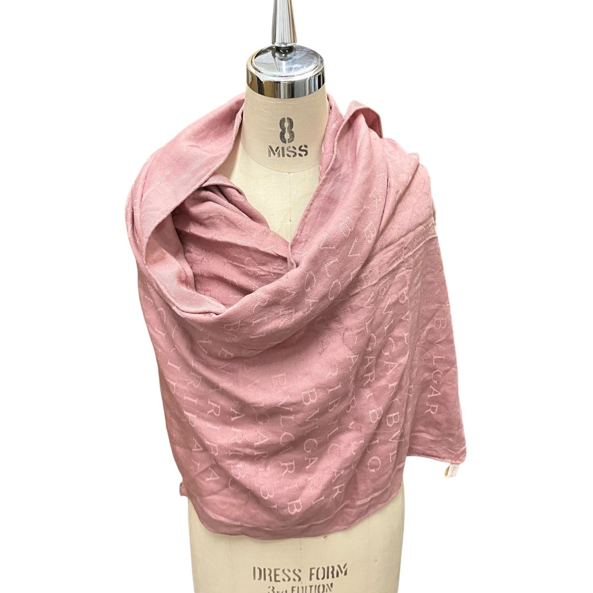 BVLGARI(ブルガリ) 総柄スカーフ ピンク サイズ ONE SIZE｜【公式