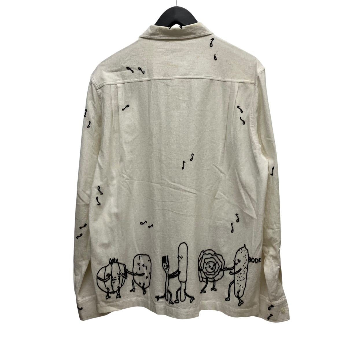 BODE(ボーディ) Dancing Pantry long Sleeve Shirtビジュー刺しゅう