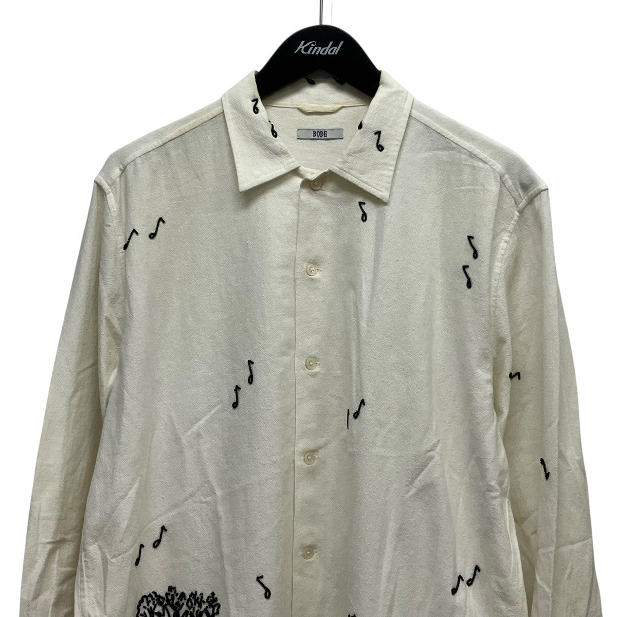 BODE(ボーディ) Dancing Pantry long Sleeve Shirtビジュー刺しゅう