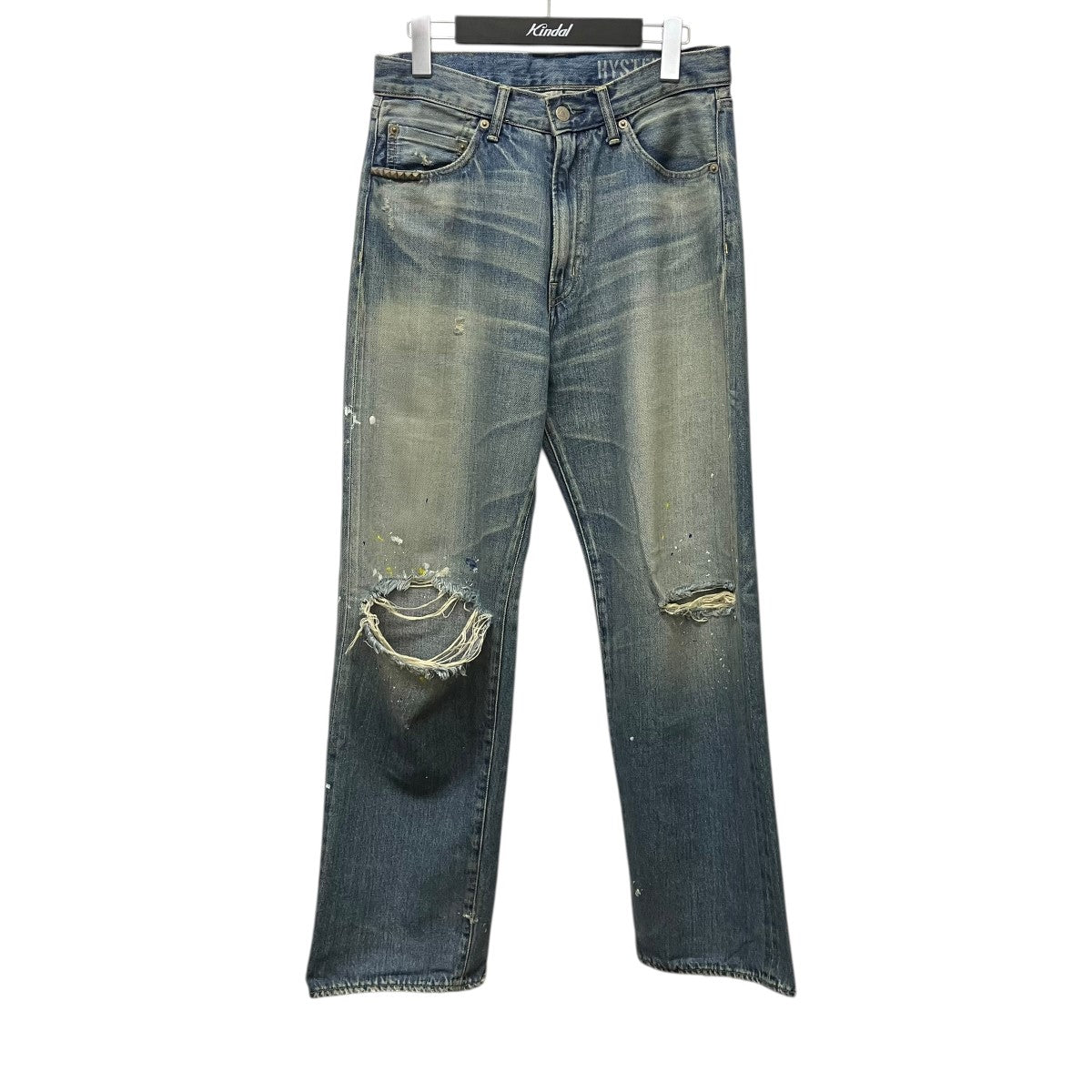 Hysteric Glamour 60’S XXストレートデニムRAPK加工デニムパンツ02231AP09 古着・中古-1枚目のアイテム画像