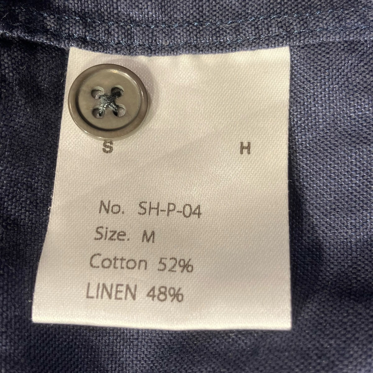 SH リネン長袖シャツSH-P-04 古着・中古-5枚目のアイテム画像