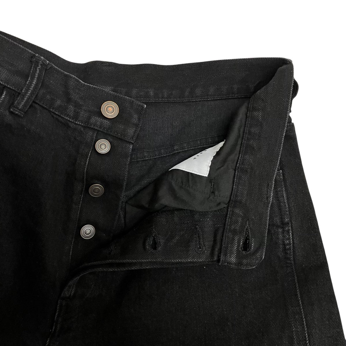MEDIUM BAGGY BLACK DENIM PANTSバギーブラックデニムパンツ20269158
