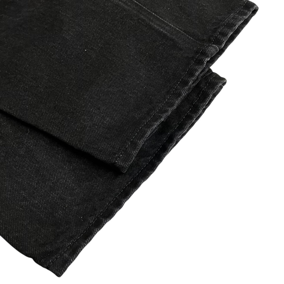 MEDIUM BAGGY BLACK DENIM PANTSバギーブラックデニムパンツ20269158