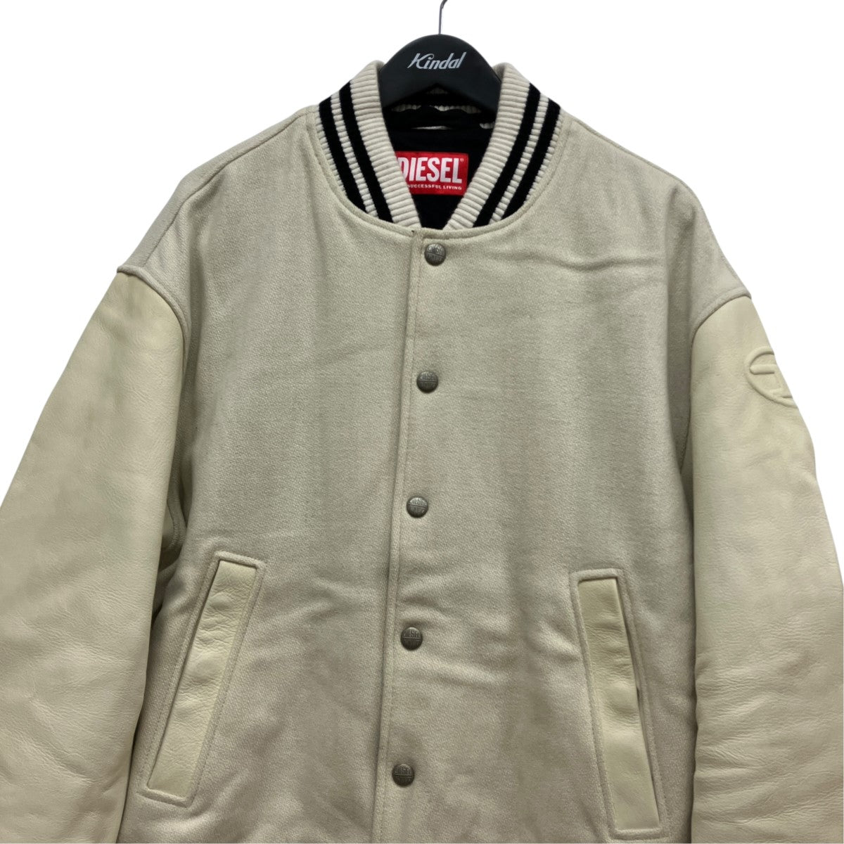 L-FRANZレザー切替バーシティジャケットA10463