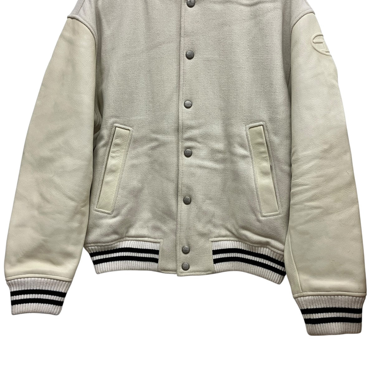 L-FRANZレザー切替バーシティジャケットA10463