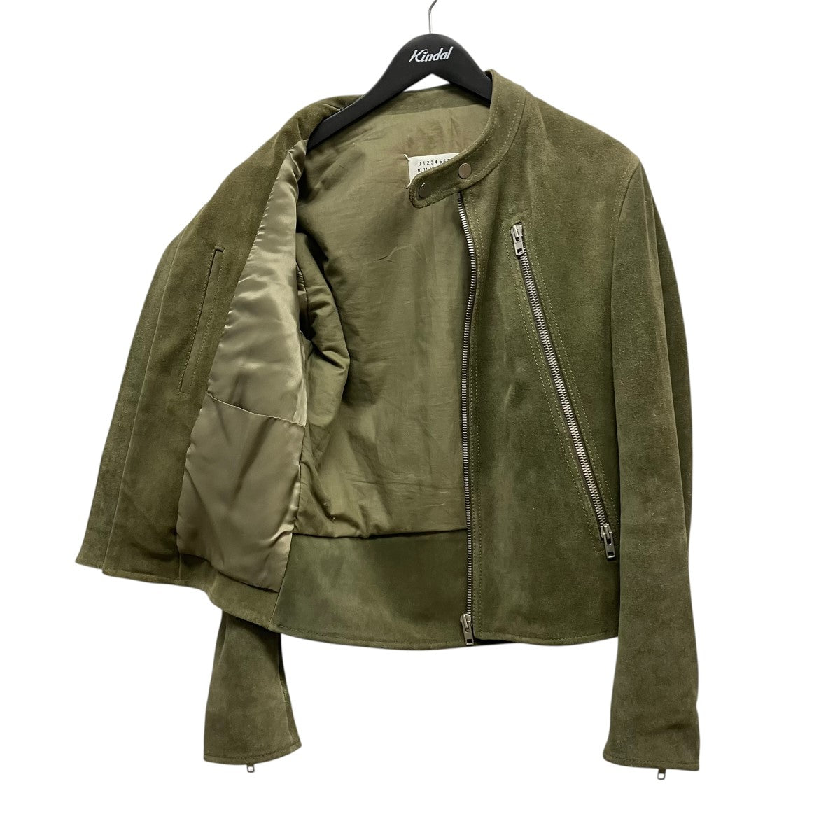 Maison Margiela 19AWカーフレザー八の字ライダース ジャケットS50AM0413 古着・中古-3枚目のアイテム画像