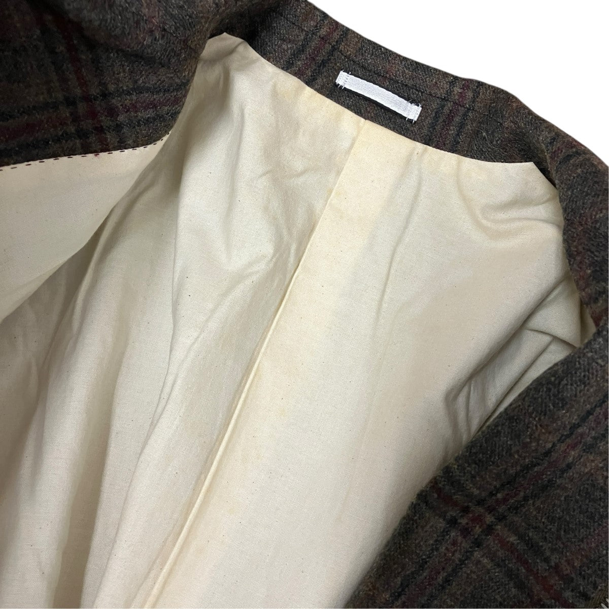 Paul Smith ウールカシミヤジップチェックジャケットPM-SL-36228 古着・中古-8枚目のアイテム画像
