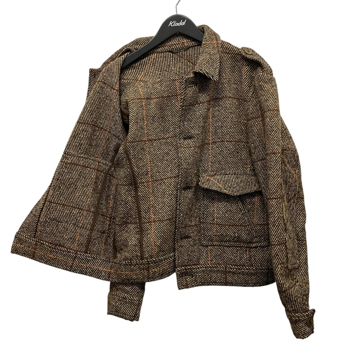 drykorn for beautiful people ウールチェックジャケット103782 古着・中古-3枚目のアイテム画像