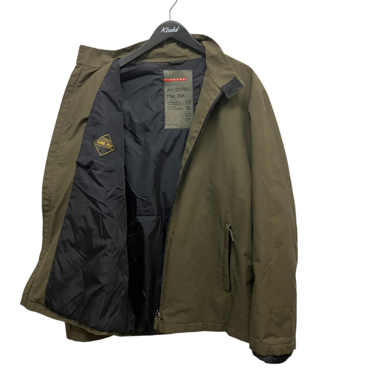 PRADA SPORTS 中綿ゴアテックスジャケットSGV87 古着・中古-3枚目のアイテム画像