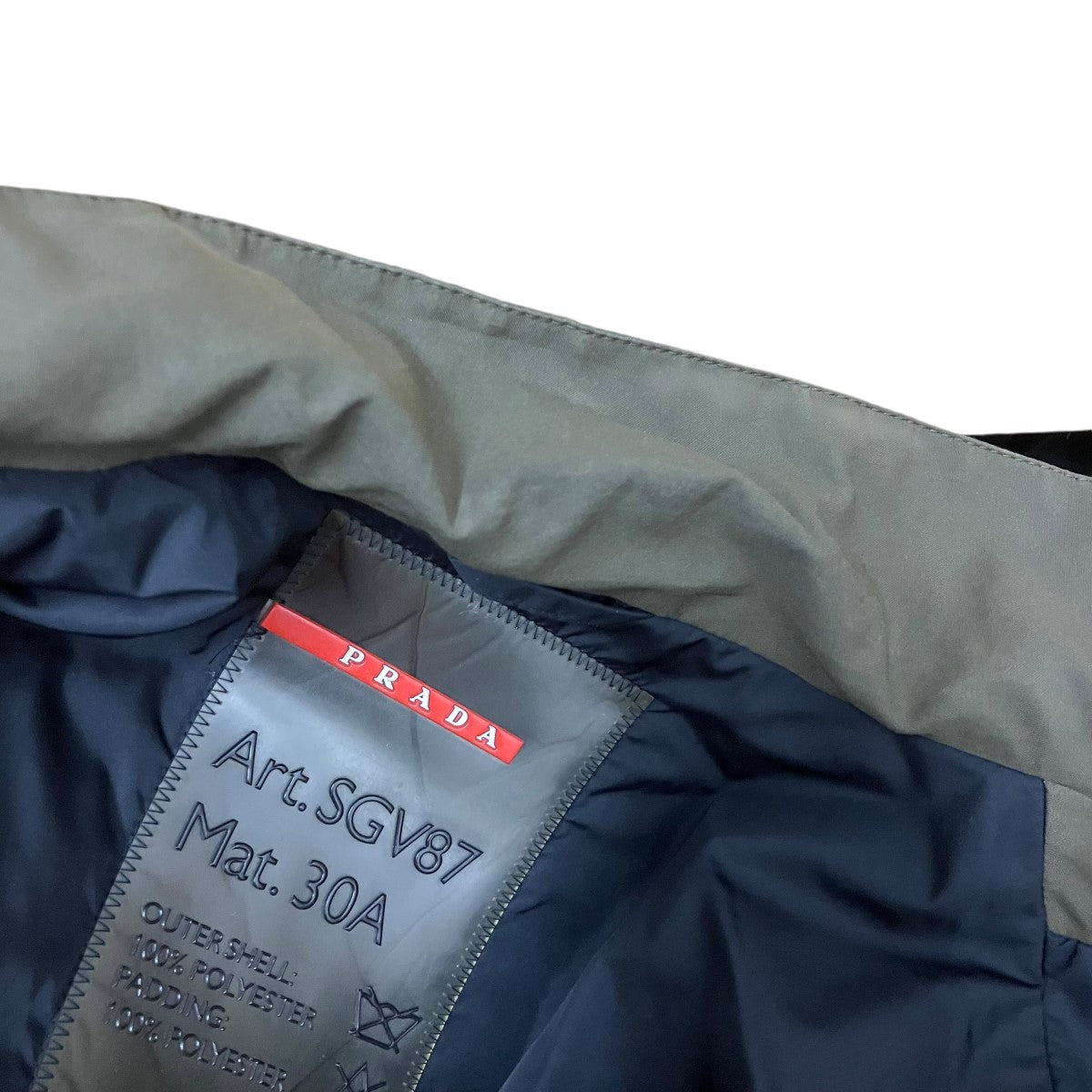 PRADA SPORTS 中綿ゴアテックスジャケットSGV87 古着・中古-8枚目のアイテム画像