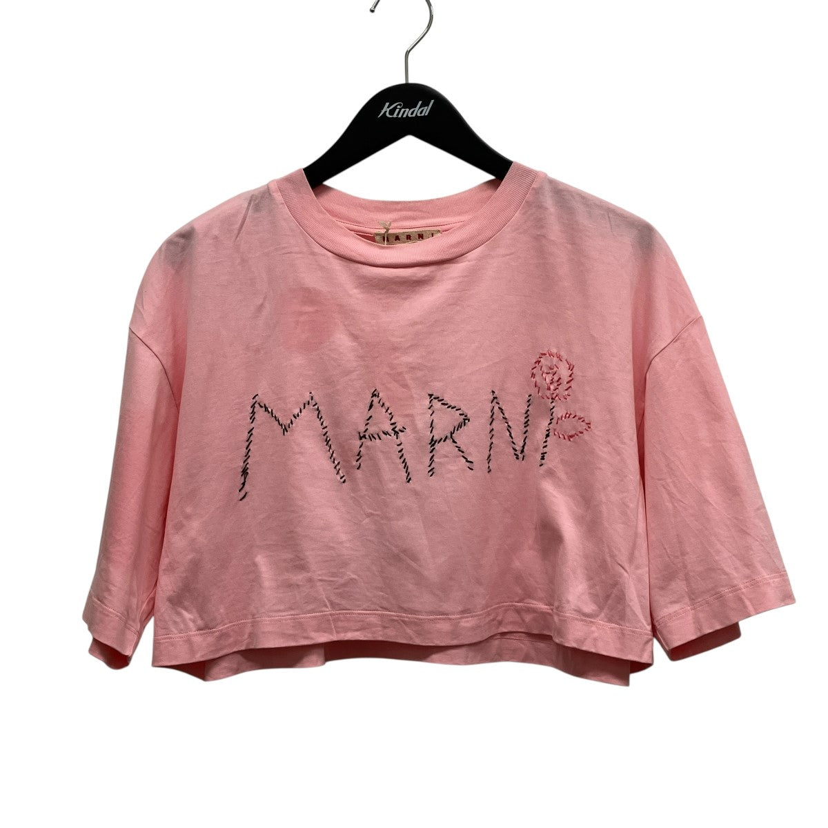 オーガニックコットンクロップドロゴTシャツTHJE0301S0UTC017