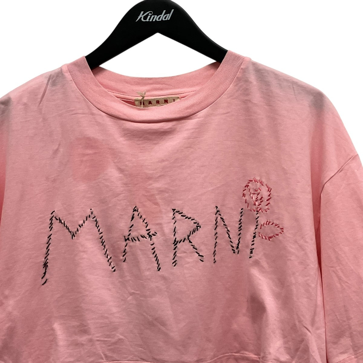 オーガニックコットンクロップドロゴTシャツTHJE0301S0UTC017
