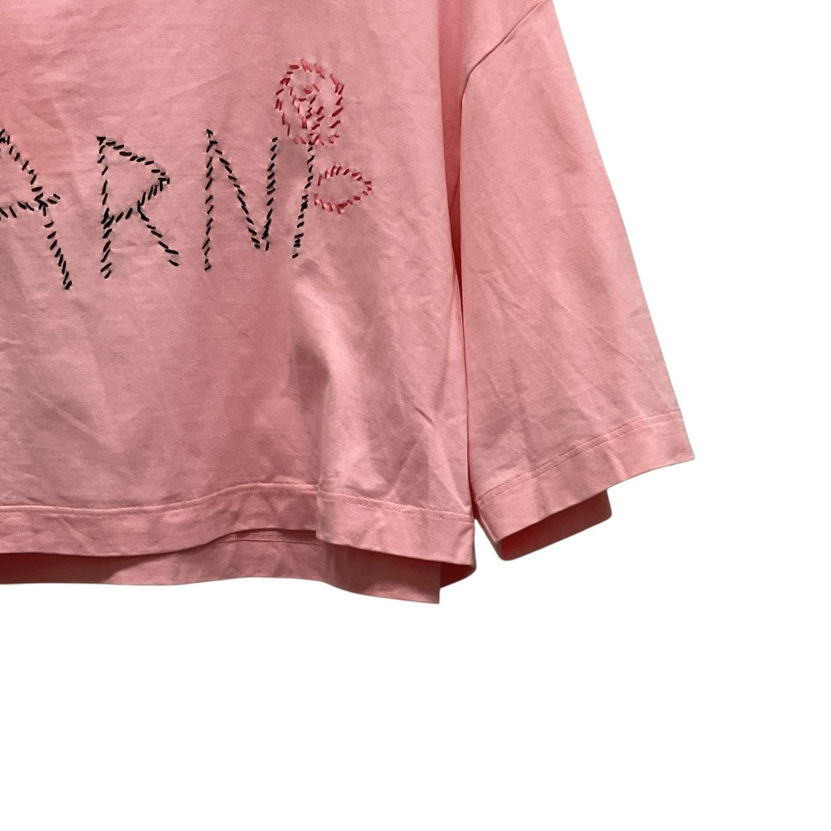 オーガニックコットンクロップドロゴTシャツTHJE0301S0UTC017