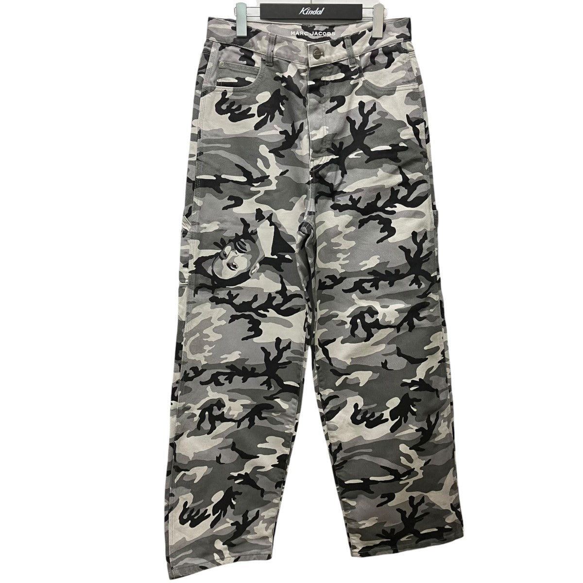 MARC JACOBS Camo Oversized Jeanカモオーバーサイズパンツ2S5RBT003D12 古着・中古-1枚目のアイテム画像