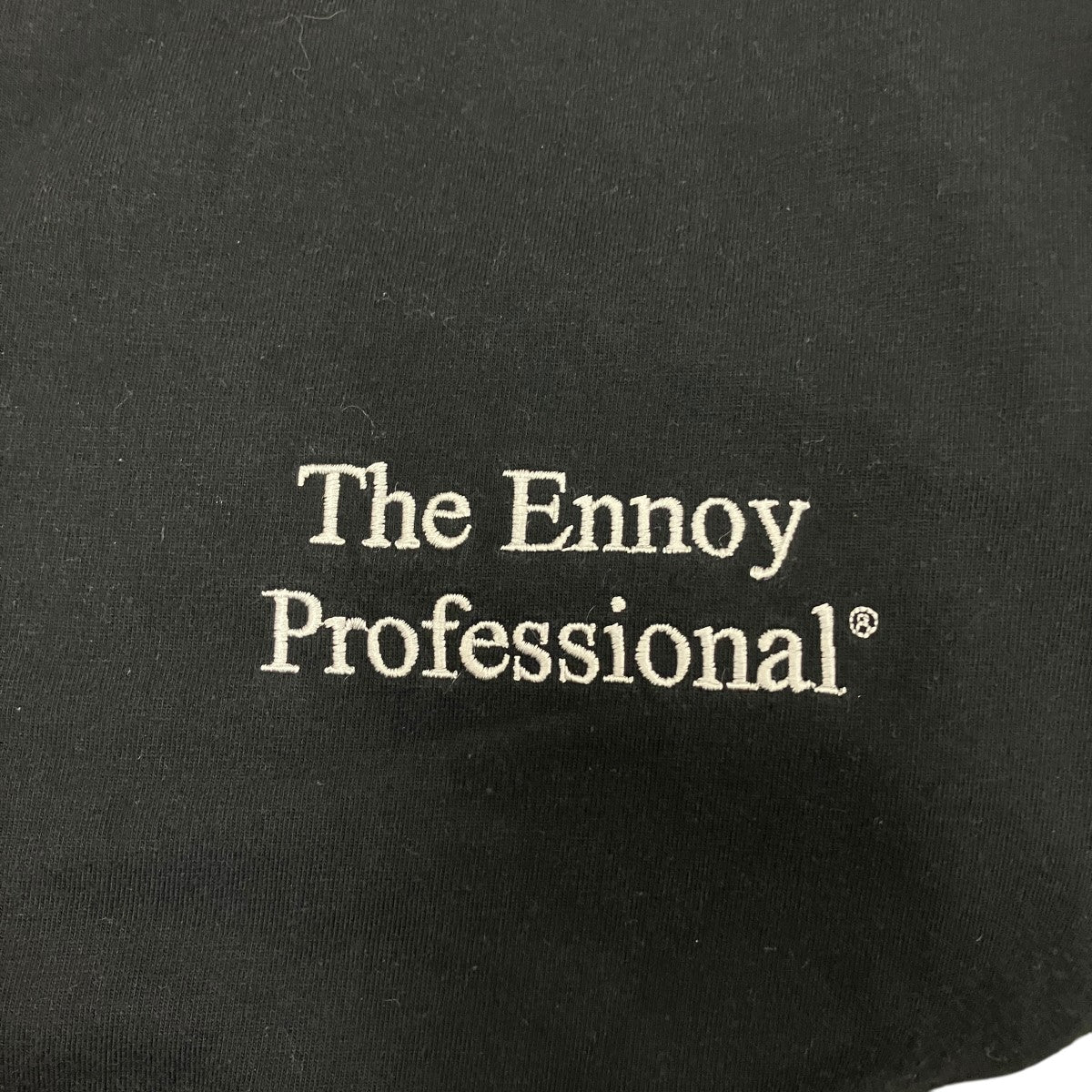 THE ENNOY PROFESSIONAL 21SSロゴ刺繍TシャツSS21BRENCT02NTL 古着・中古-6枚目のアイテム画像