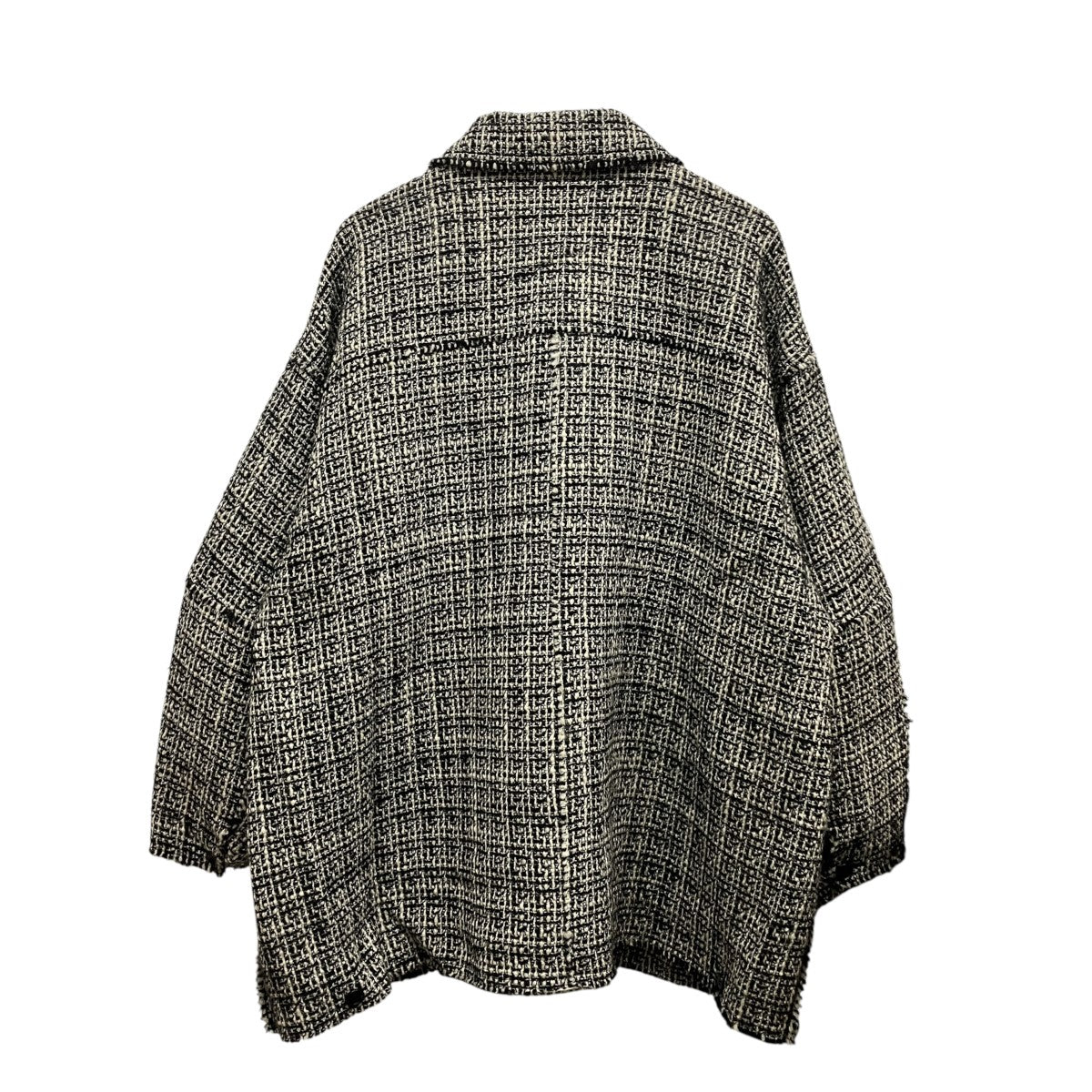 louren tweed half coatツイードハーフコートlo253-06 古着・中古-2枚目のアイテム画像