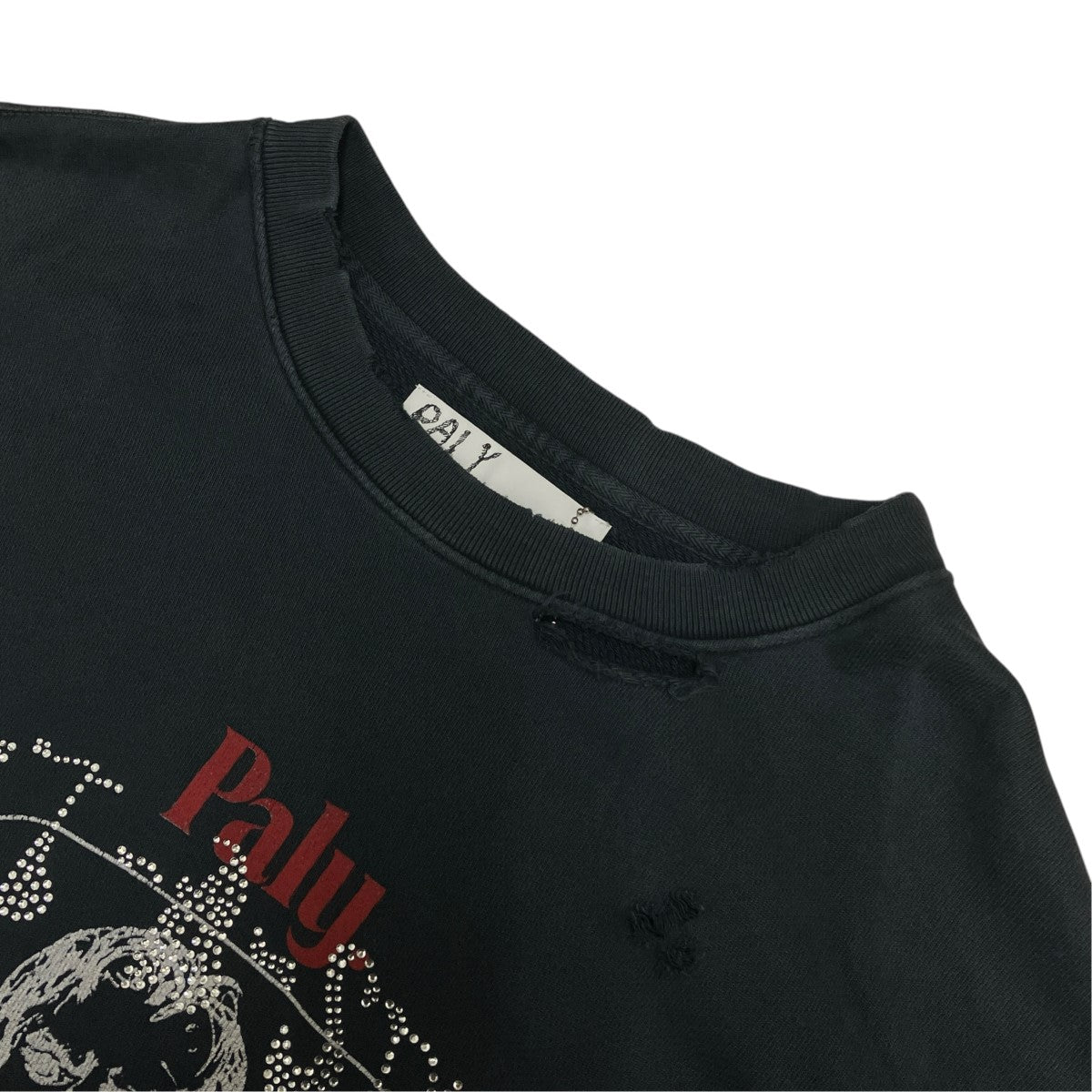 Paly Hollywood ダメージ加工プリントビジュースウェット 古着・中古-5枚目のアイテム画像