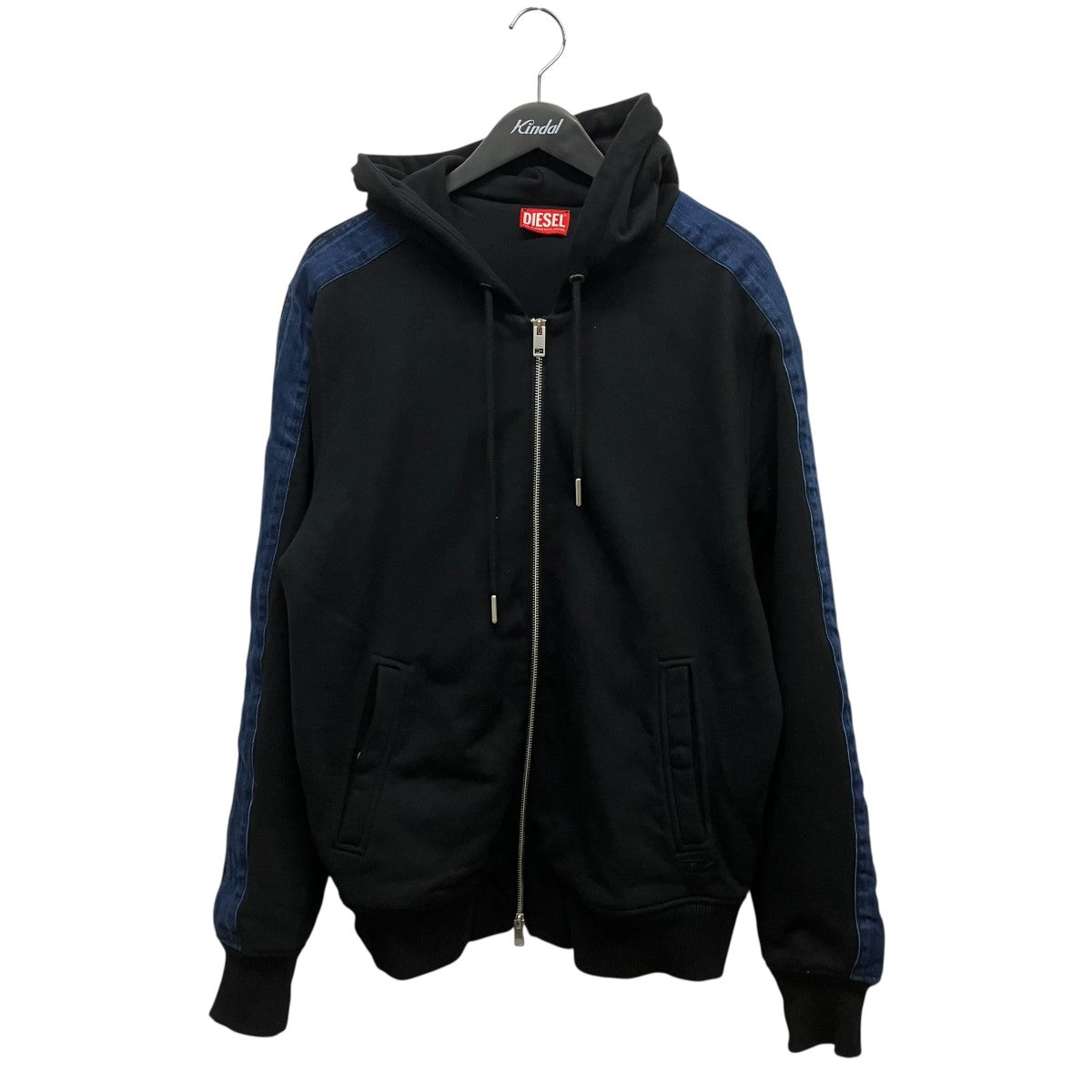 DIESEL フーデッドジップアップパーカーA130400KLAY 古着・中古-1枚目のアイテム画像