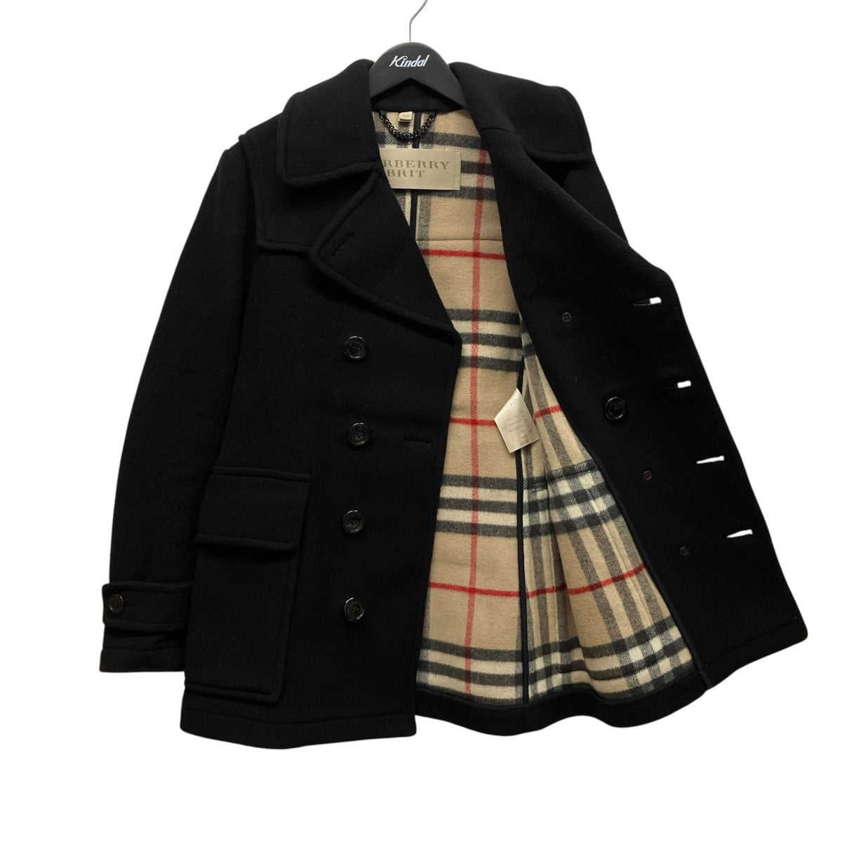 BURBERRY BRIT(バーバリーブリット) ウールコート ブラック サイズ S