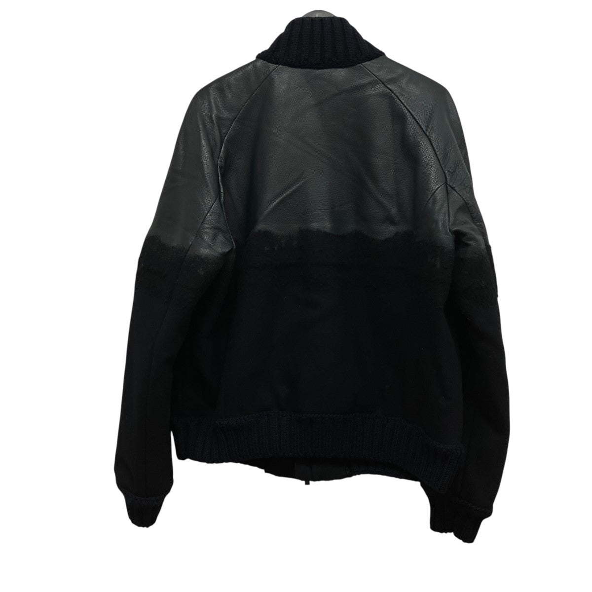 レザーウールグラデーションジャケットFW0677 P7P