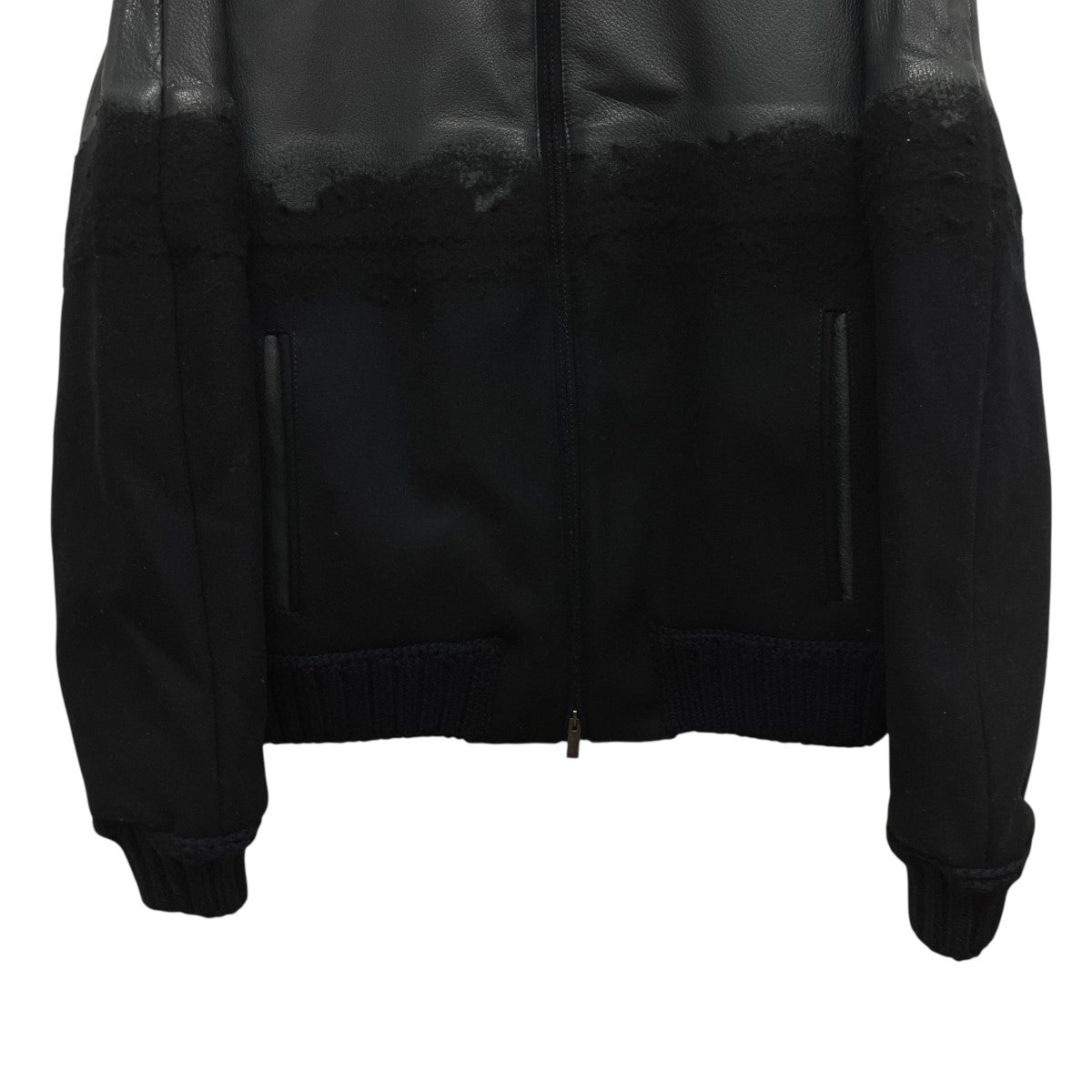 レザーウールグラデーションジャケットFW0677 P7P