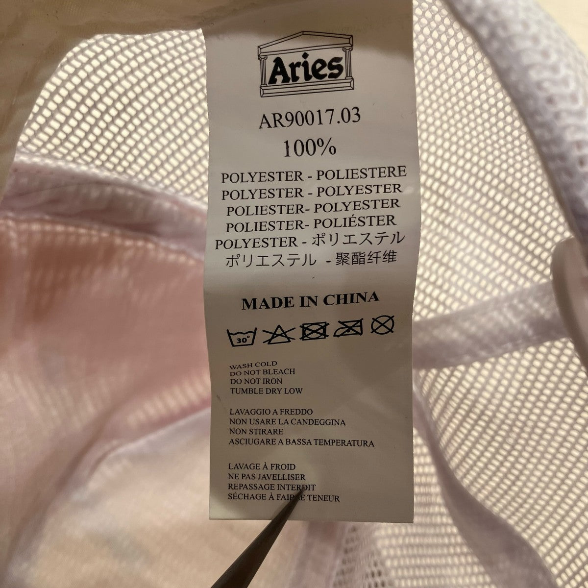 ARIES 25SSCola Capキャップ 古着・中古-8枚目のアイテム画像