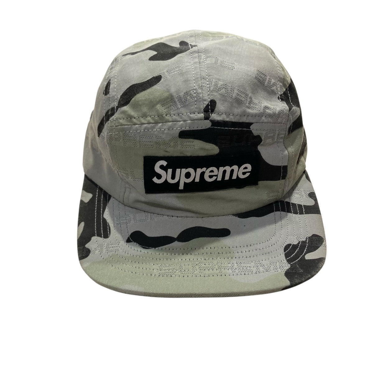 Supreme 24AWReflective Jacquard CampCapキャップ 古着・中古-2枚目のアイテム画像