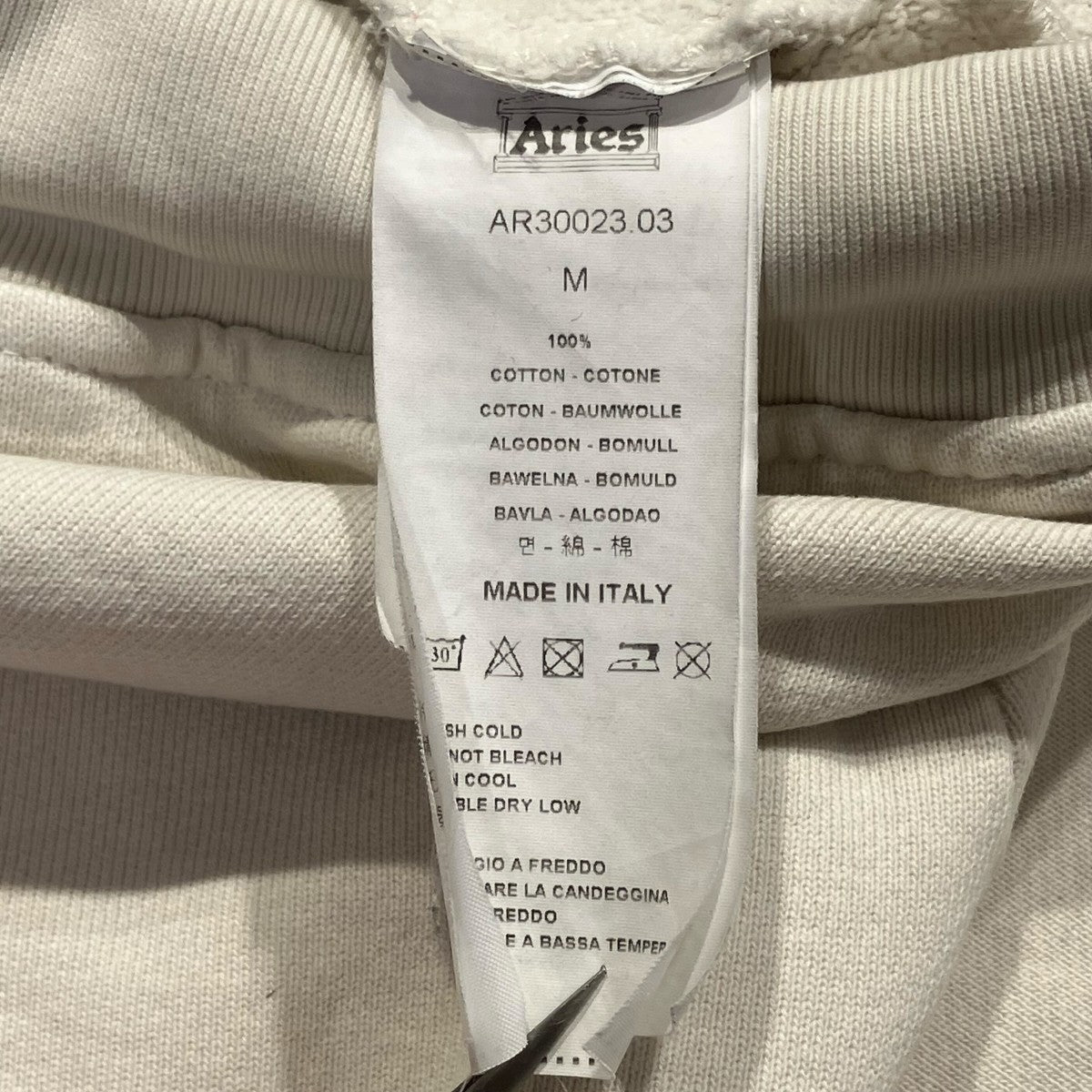 ARIES Premium Aged Temple SweatshortsハーフパンツAR30023.03 古着・中古-6枚目のアイテム画像