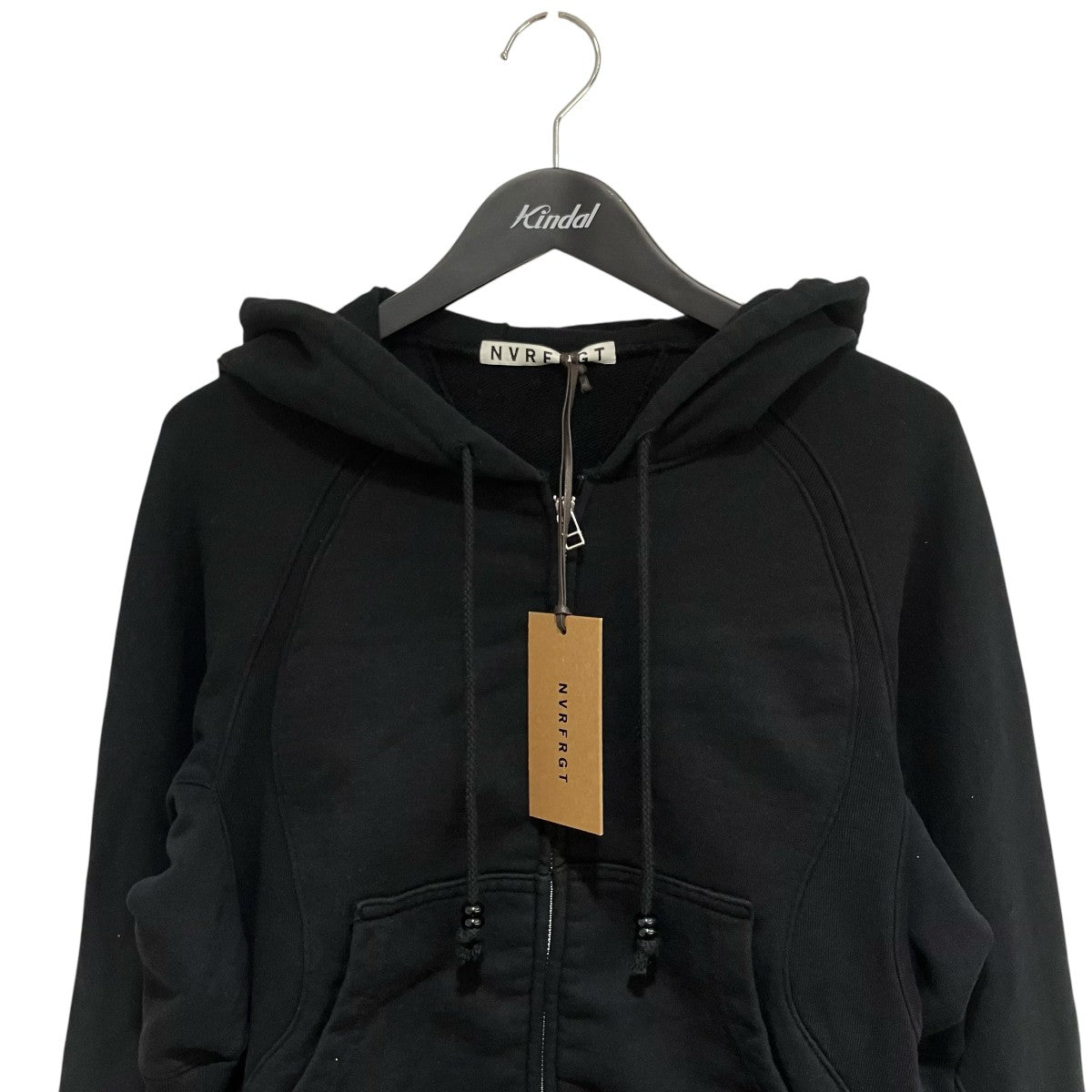 NVRFRGT 25SSPANELLED ZIP UP HOODIEダブルジップパーカーNF251T01 古着・中古-3枚目のアイテム画像