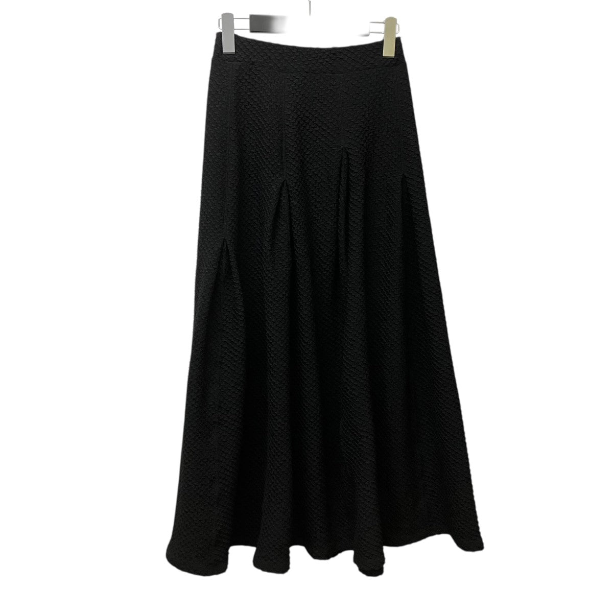 mame kurogouchi 25AWShirring Jersey Jacquard Flare SkirtシャーリングフレアスカートMM25FW-JS041 古着・中古-2枚目のアイテム画像