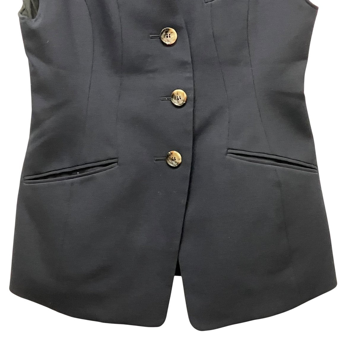 AKIRA NAKA Sesilia jacketジレAS2512-NV 古着・中古-5枚目のアイテム画像