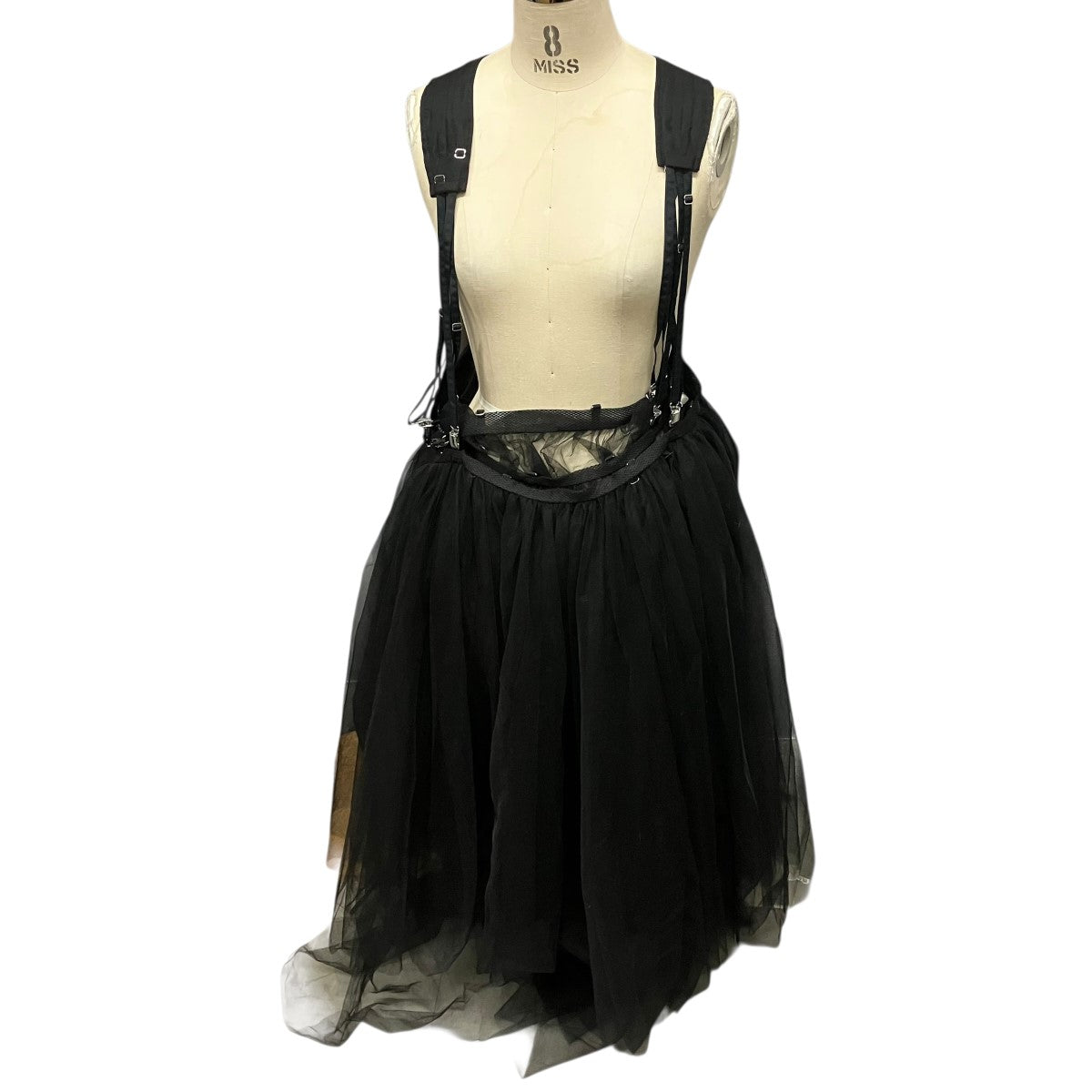 noir kei ninomiya 24SSチュールサスペンダースカート3M-A003 古着・中古-1枚目のアイテム画像