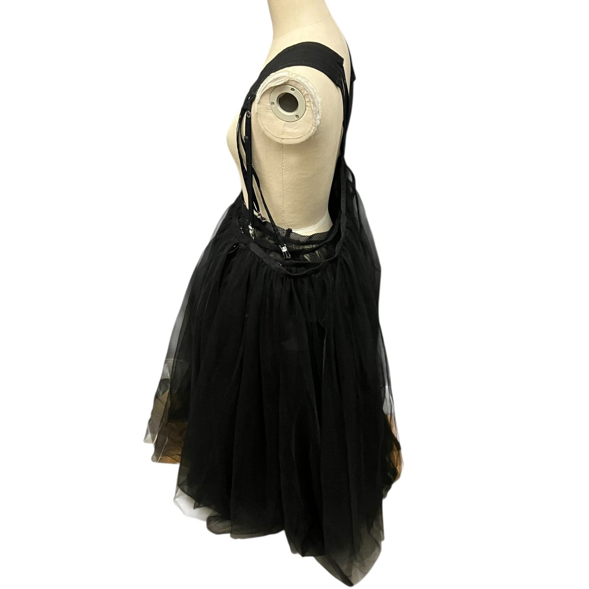 noir kei ninomiya 24SSチュールサスペンダースカート3M-A003 古着・中古-3枚目のアイテム画像