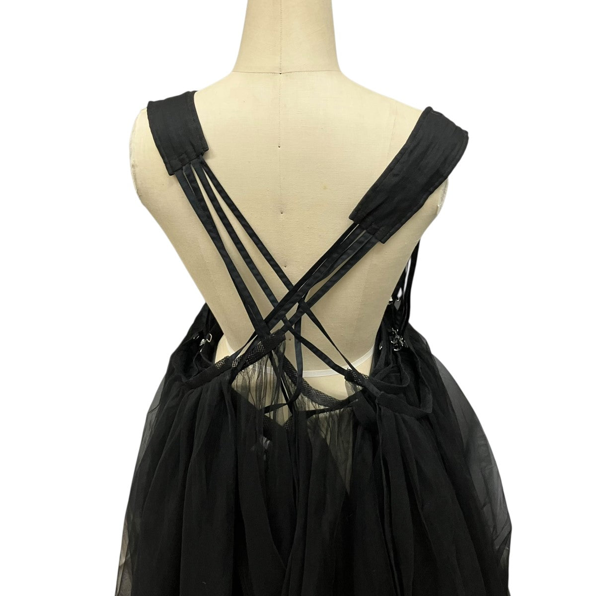 noir kei ninomiya 24SSチュールサスペンダースカート3M-A003 古着・中古-5枚目のアイテム画像