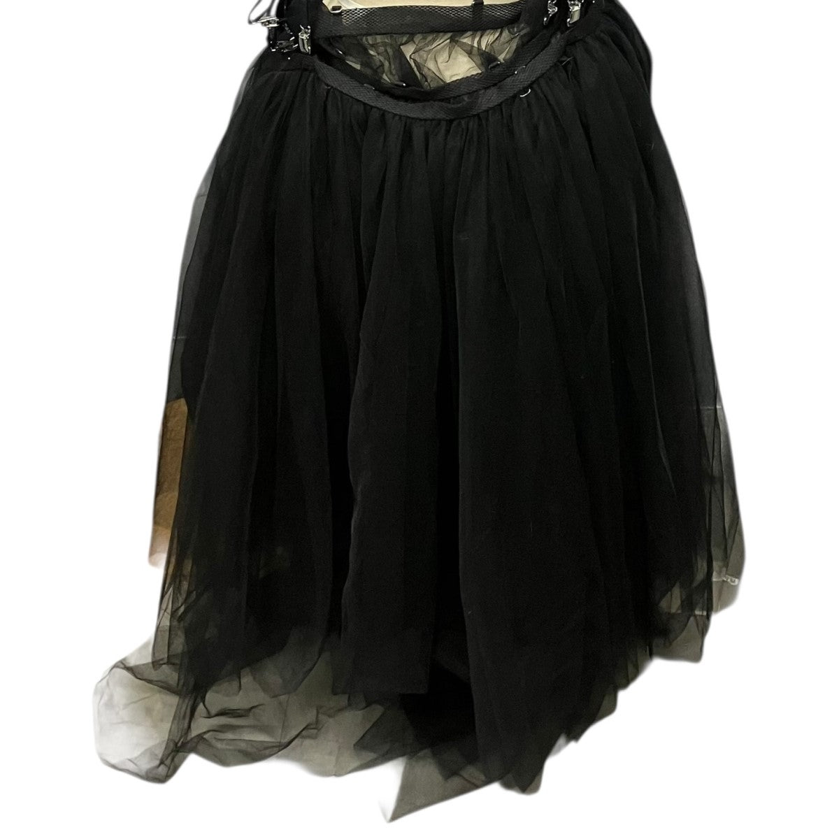 noir kei ninomiya 24SSチュールサスペンダースカート3M-A003 古着・中古-6枚目のアイテム画像