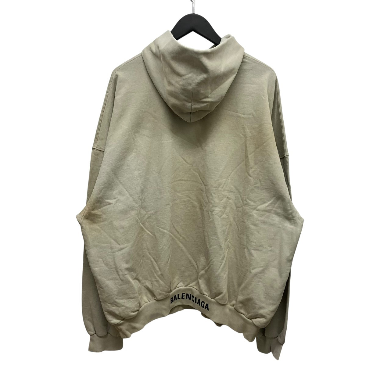 BALENCIAGA バックヘ ロゴプルオーバーパーカー 古着・中古-3枚目のアイテム画像