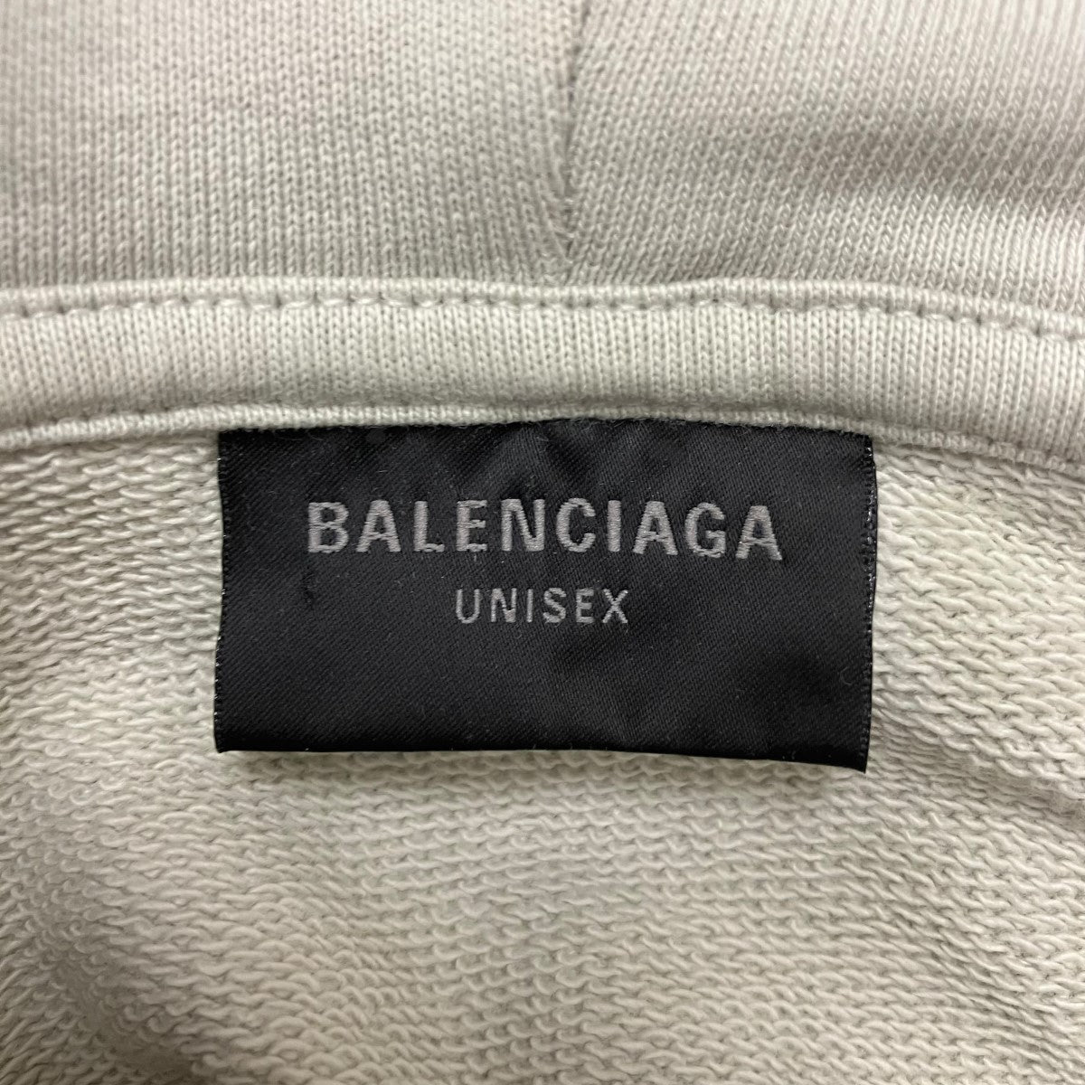 BALENCIAGA バックヘ ロゴプルオーバーパーカー 古着・中古-5枚目のアイテム画像