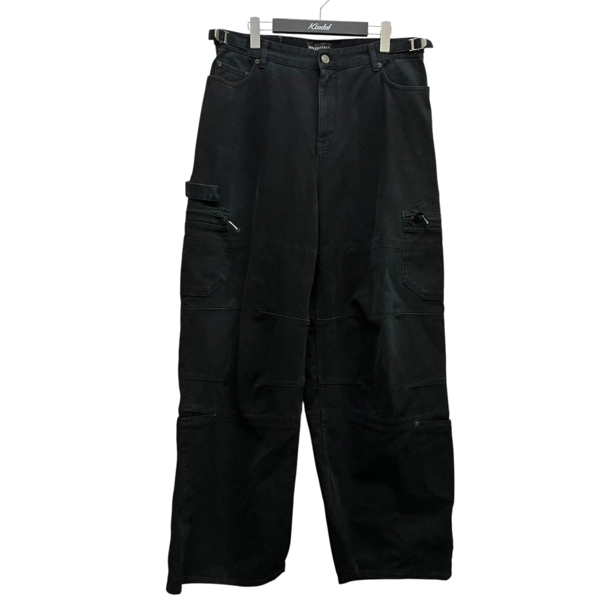 BALENCIAGA 23AWソフトレフトハンドワイドカーゴデニムパンツ767971 TNW11 古着・中古-1枚目のアイテム画像