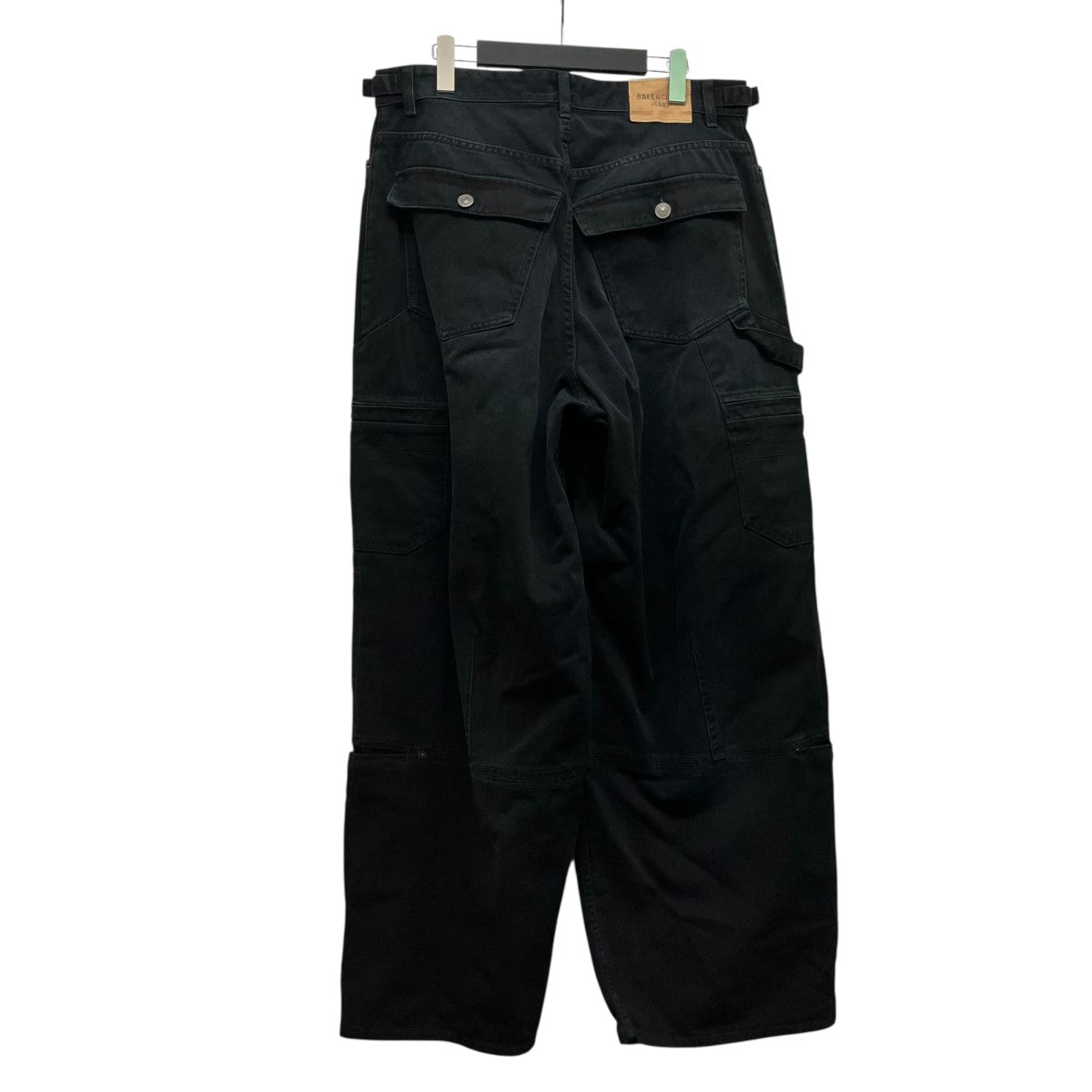 BALENCIAGA 23AWソフトレフトハンドワイドカーゴデニムパンツ767971 TNW11 古着・中古-2枚目のアイテム画像