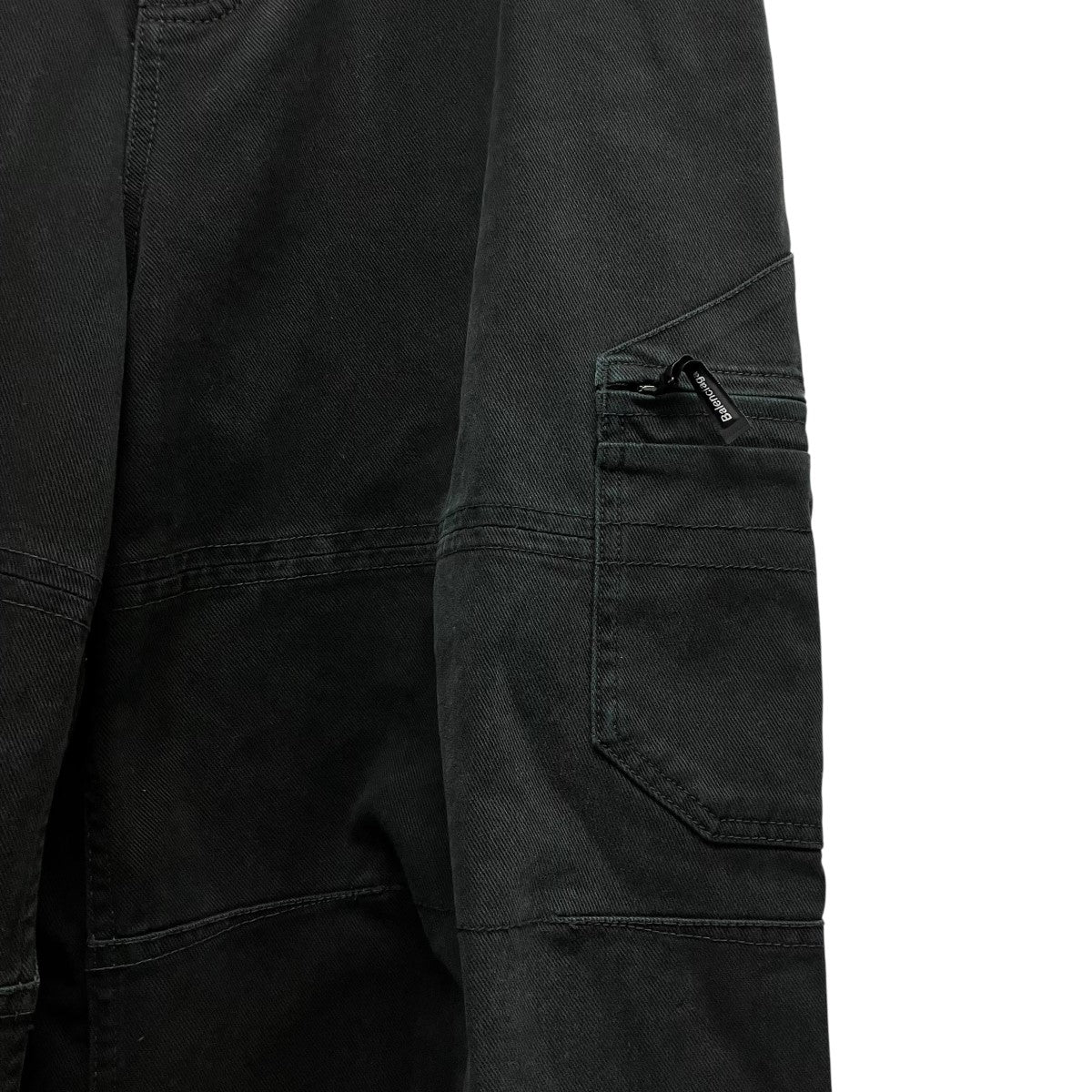 BALENCIAGA 23AWソフトレフトハンドワイドカーゴデニムパンツ767971 TNW11 古着・中古-5枚目のアイテム画像