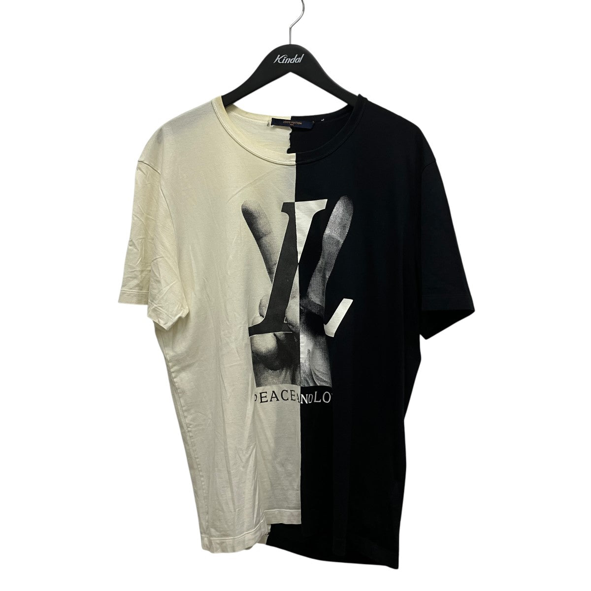 バイカラーロゴピースプリントTシャツRM182 FMB HFY89W
