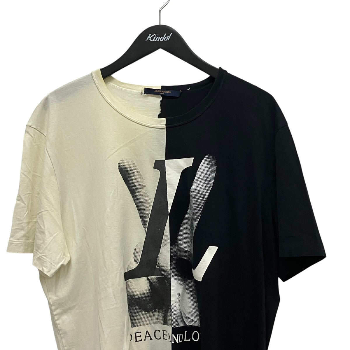 バイカラーロゴピースプリントTシャツRM182 FMB HFY89W
