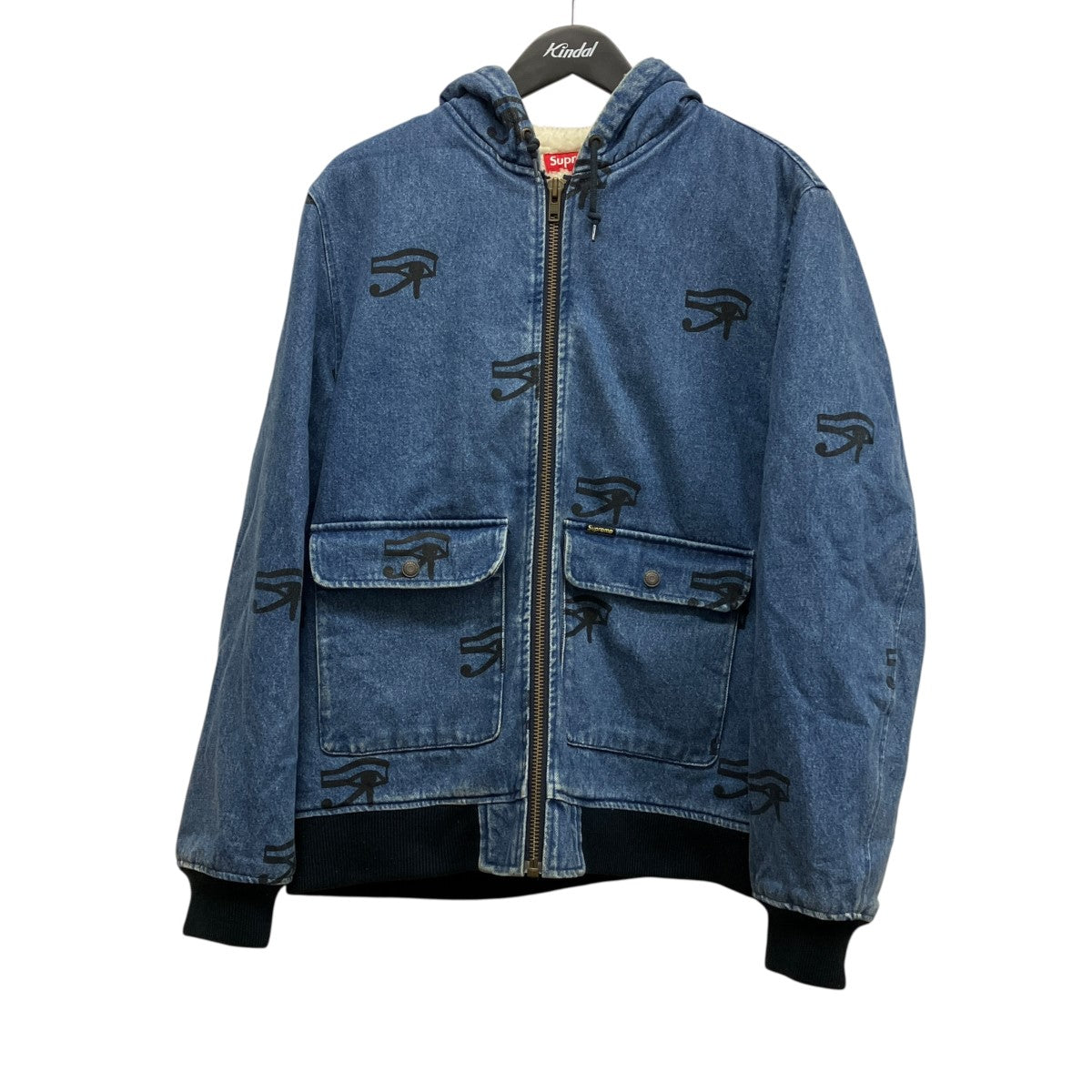 13AWHooded Denim Work Jacketフーデットボアデニムジャケット