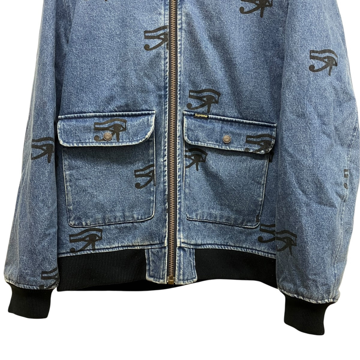 13AWHooded Denim Work Jacketフーデットボアデニムジャケット