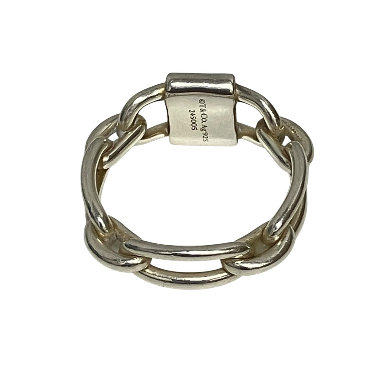 Tiffany ＆ Co．(ティファニー) スモールダブルロックリング シルバー