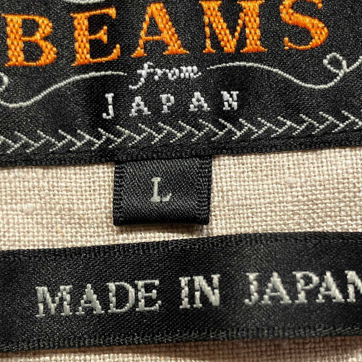 BEAMS PLUS リネンハーフスリーブシャツ38-01-0128-139 古着・中古-5枚目のアイテム画像