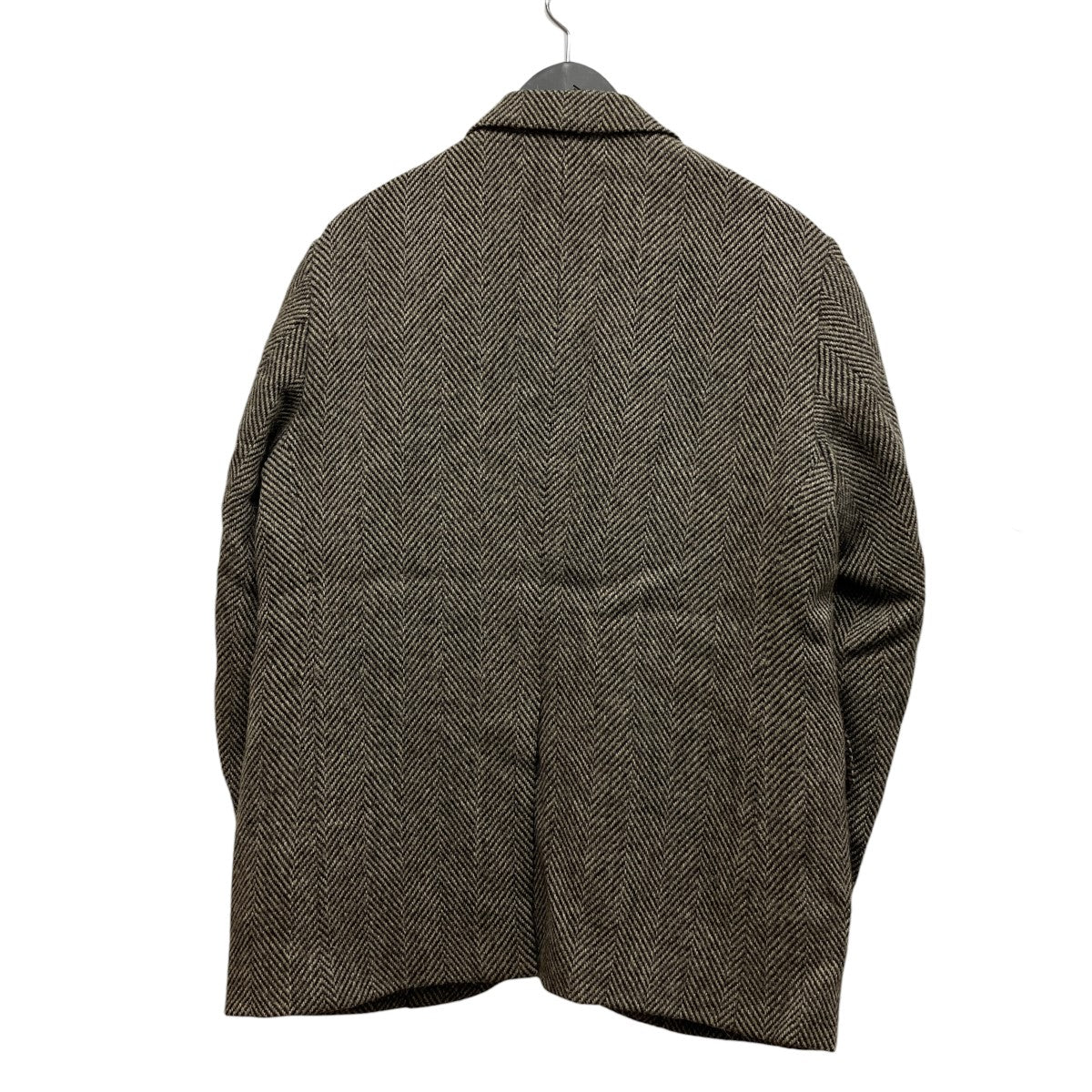 24AWラマシェットランドウールツイードジャケットA24AJ02LS LAMA SHETLAND WOOL TWEED OVER JACKET