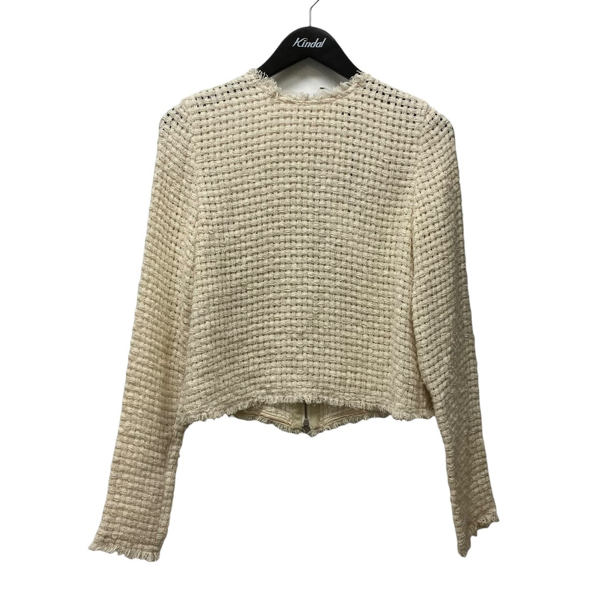 AURALEE 24SSHOMESPUN SUMMER TWEED MESH P／OホームスパンサマーツイードメッシュプルオーバーA24SP04HM 古着・中古-1枚目のアイテム画像