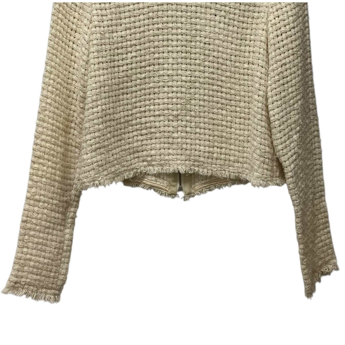 AURALEE 24SSHOMESPUN SUMMER TWEED MESH P／OホームスパンサマーツイードメッシュプルオーバーA24SP04HM 古着・中古-4枚目のアイテム画像