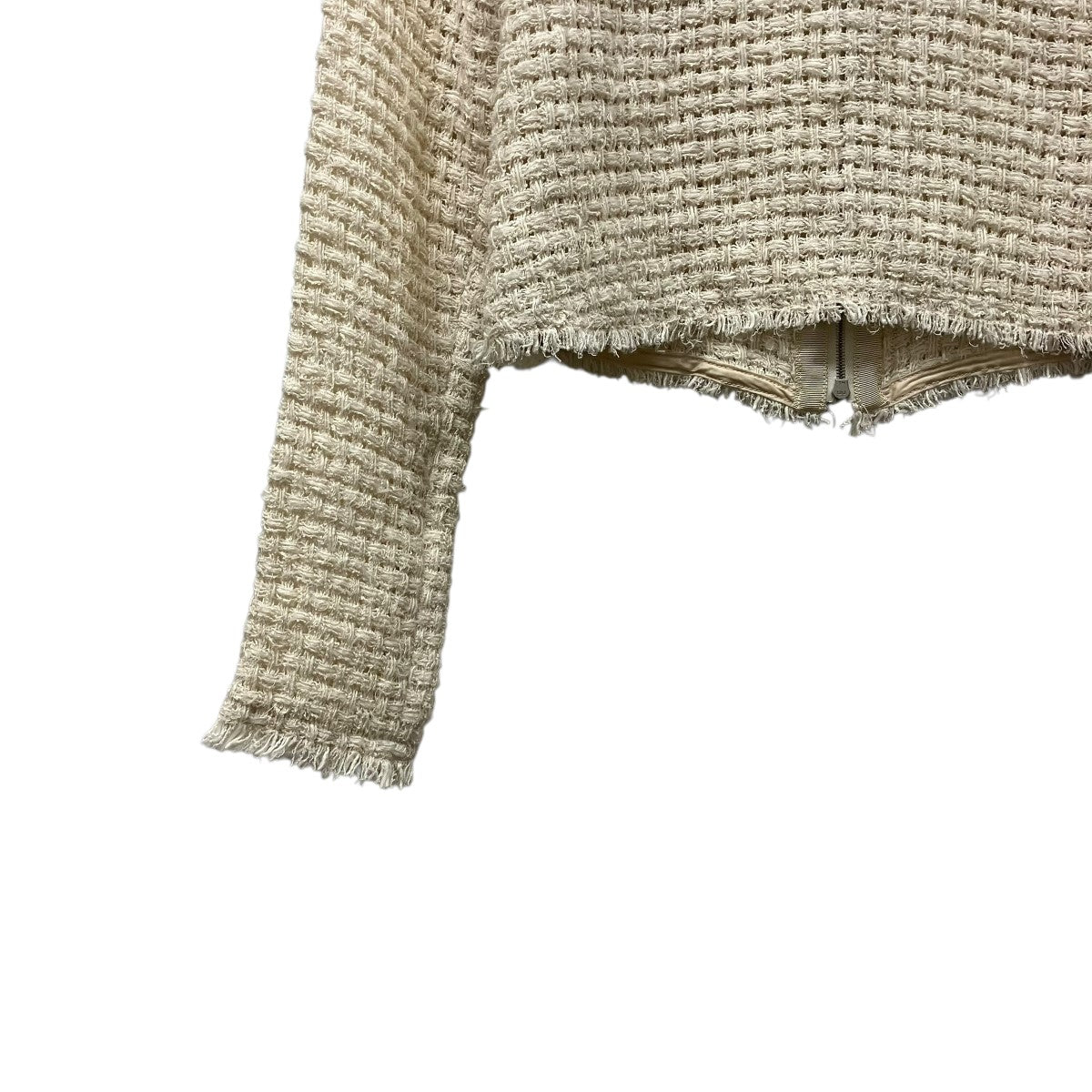 AURALEE 24SSHOMESPUN SUMMER TWEED MESH P／OホームスパンサマーツイードメッシュプルオーバーA24SP04HM 古着・中古-5枚目のアイテム画像
